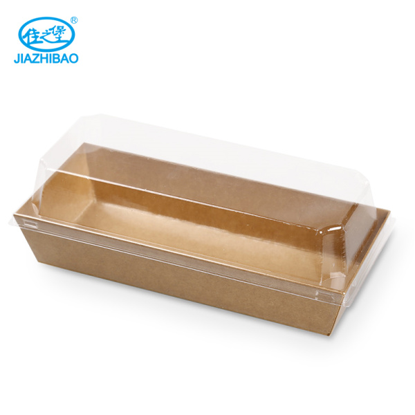 秦皇岛佳之堡 长方带盖西点盒（木本色）JX-002M