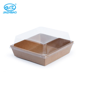 秦皇岛佳之堡 方形带盖西点盒（木本色）JX-001M