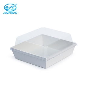 秦皇岛佳之堡 方形带盖西点盒（白卡）JX-011